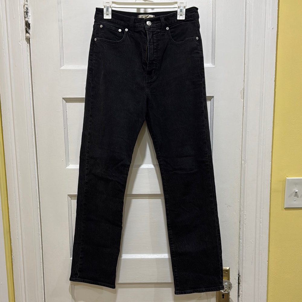 Madewell Black Straight Leg Jeans Timeless Fit